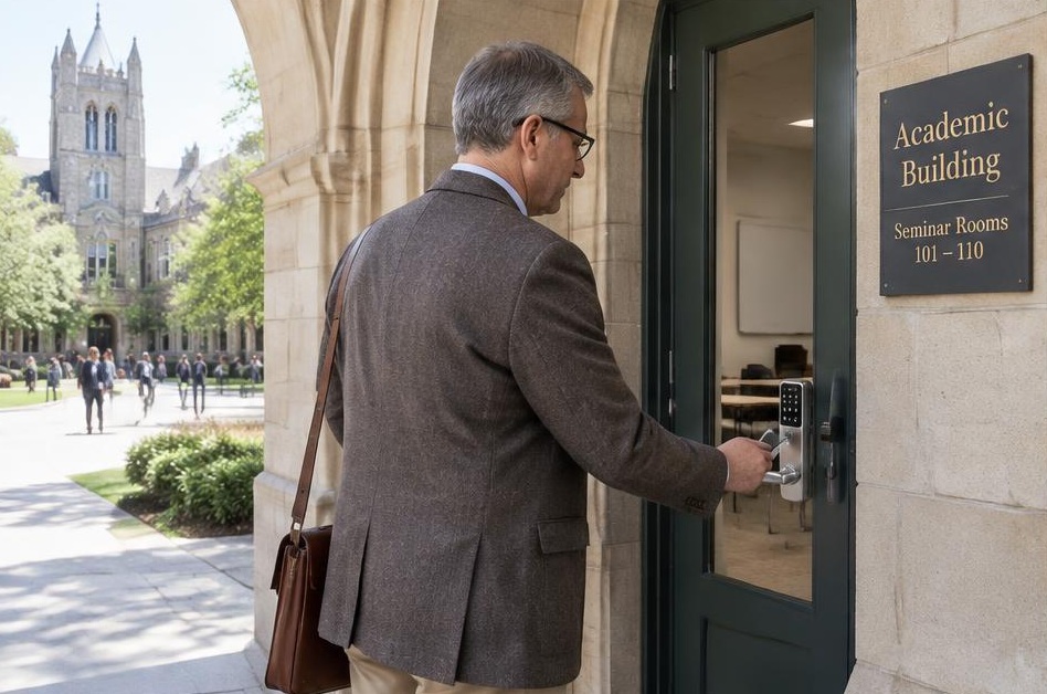 Smart lock access for colleges and universities