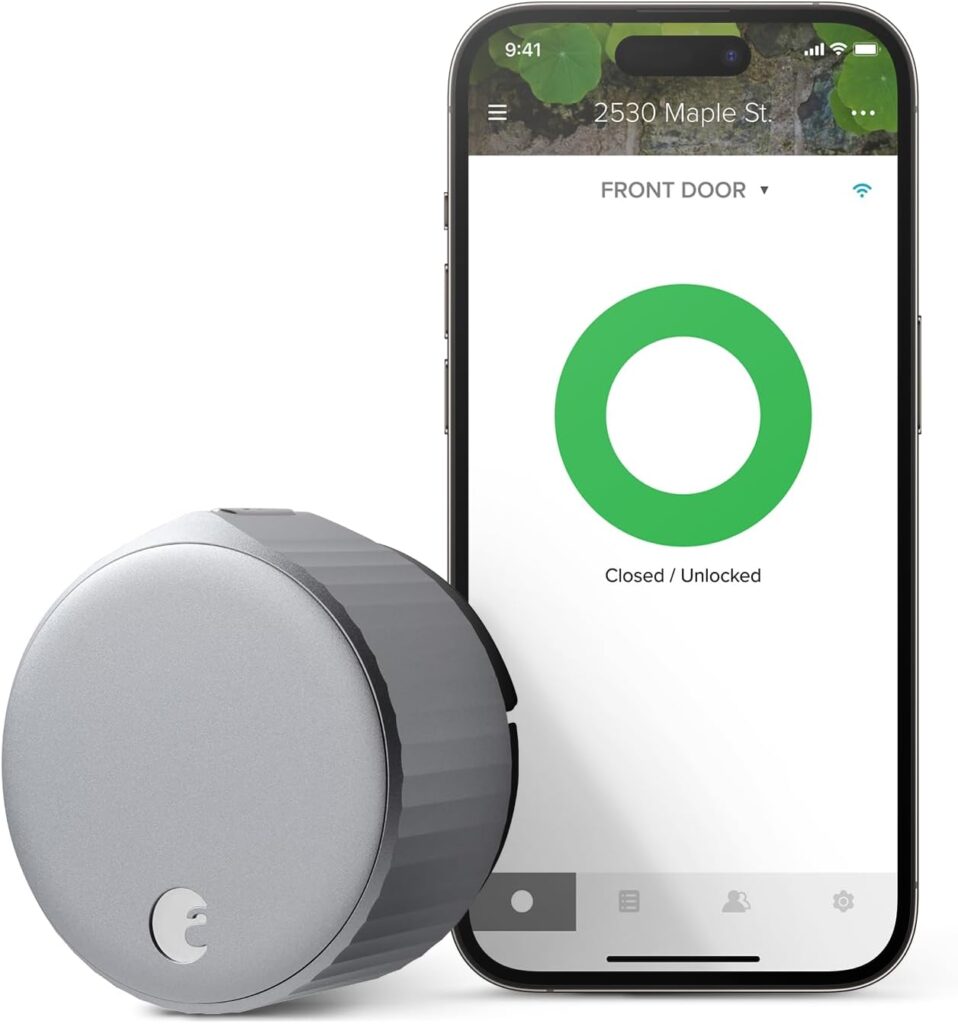 August Home, Wi-Fi Smart Lock is the best smart lock for thick door