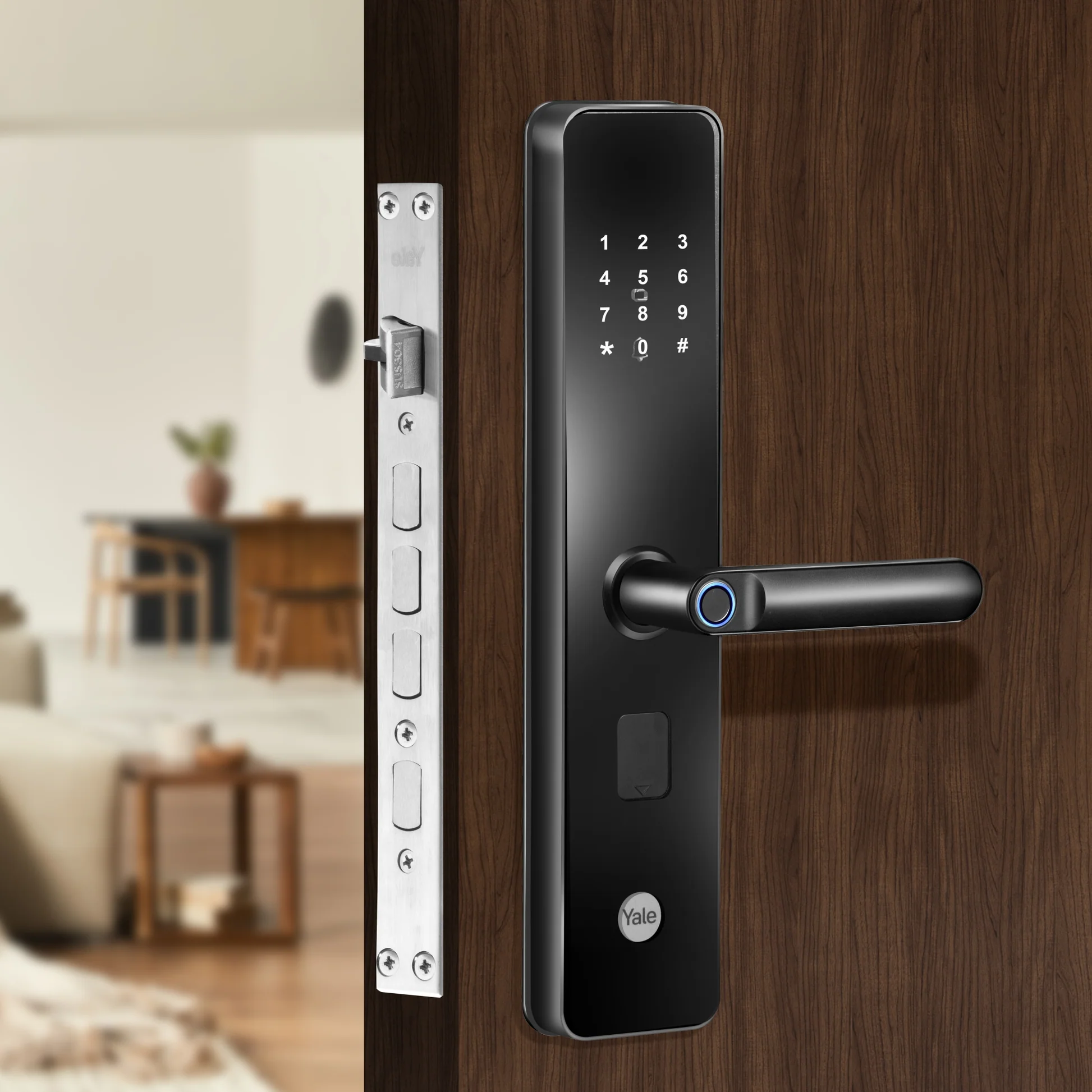 smart lock for thick door